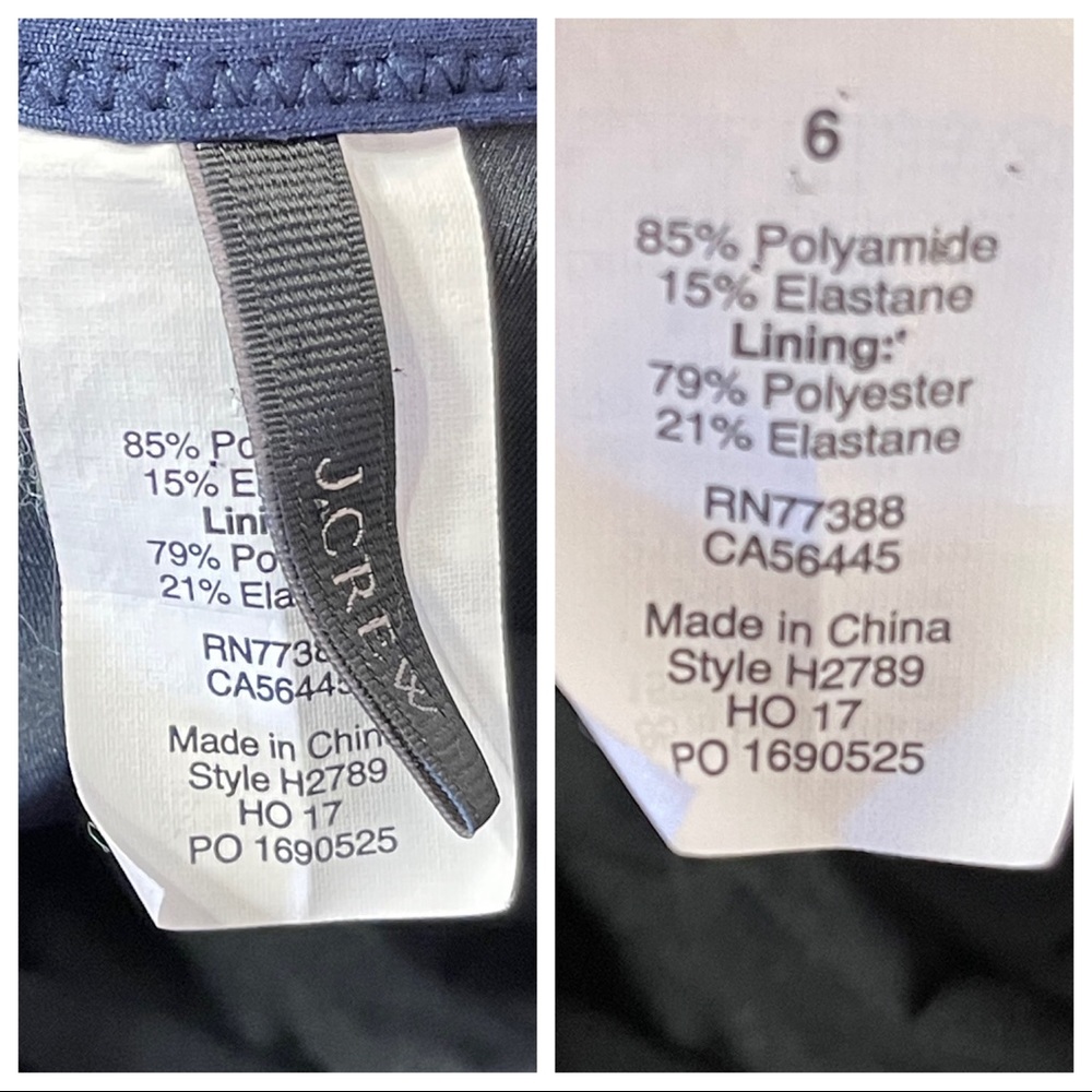 J.CREW Ruffle Scoop Back One-piece Swimsuit - Picture 4 of 4